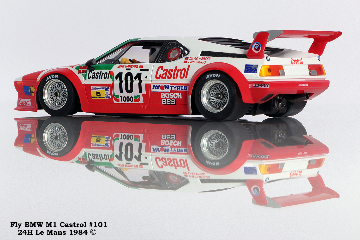 Fly slot cars