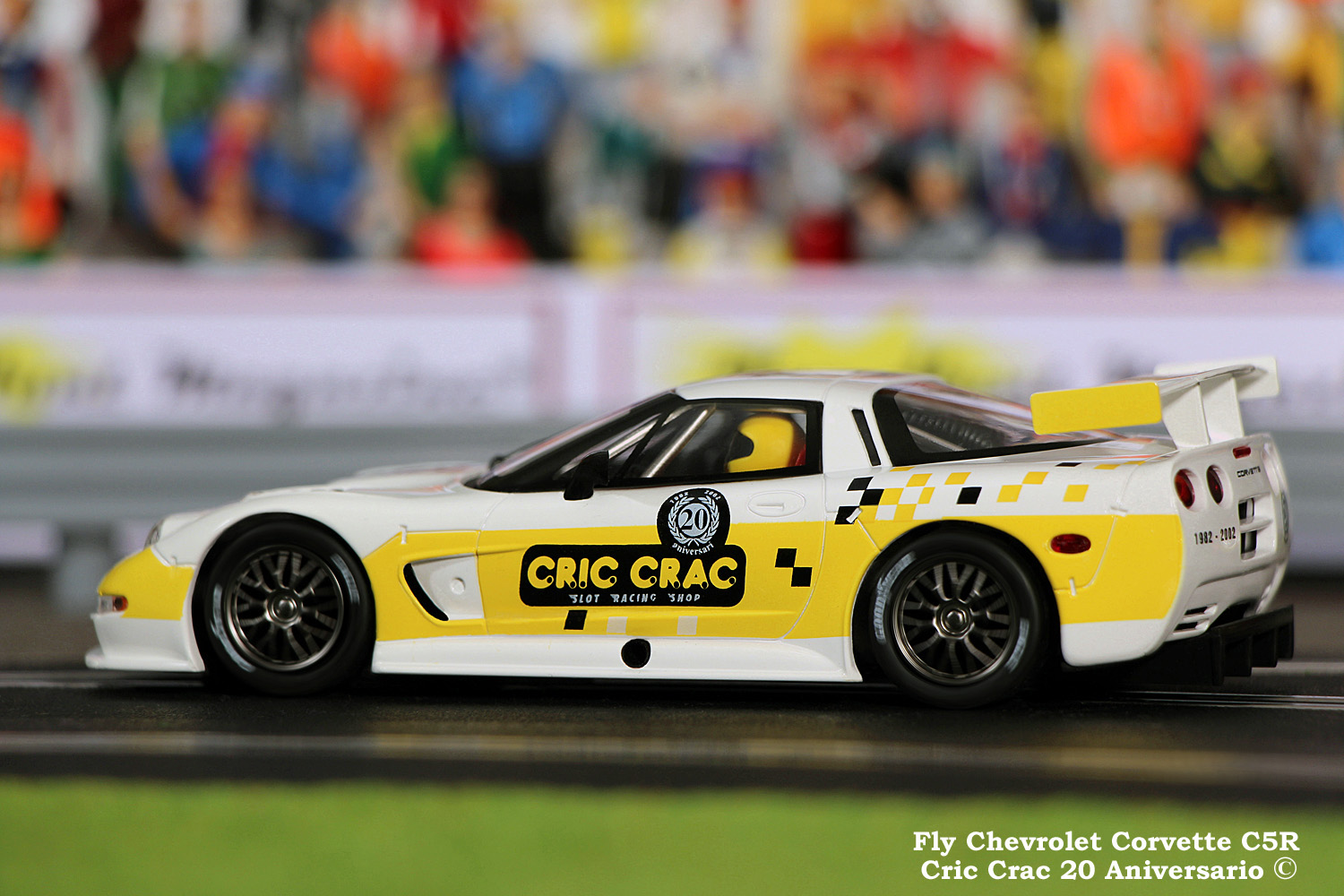 FLY 015201 CORVETTE C5R RACE VERSION SUSPENSION 21400 RPM 1/32 SLOT CAR 