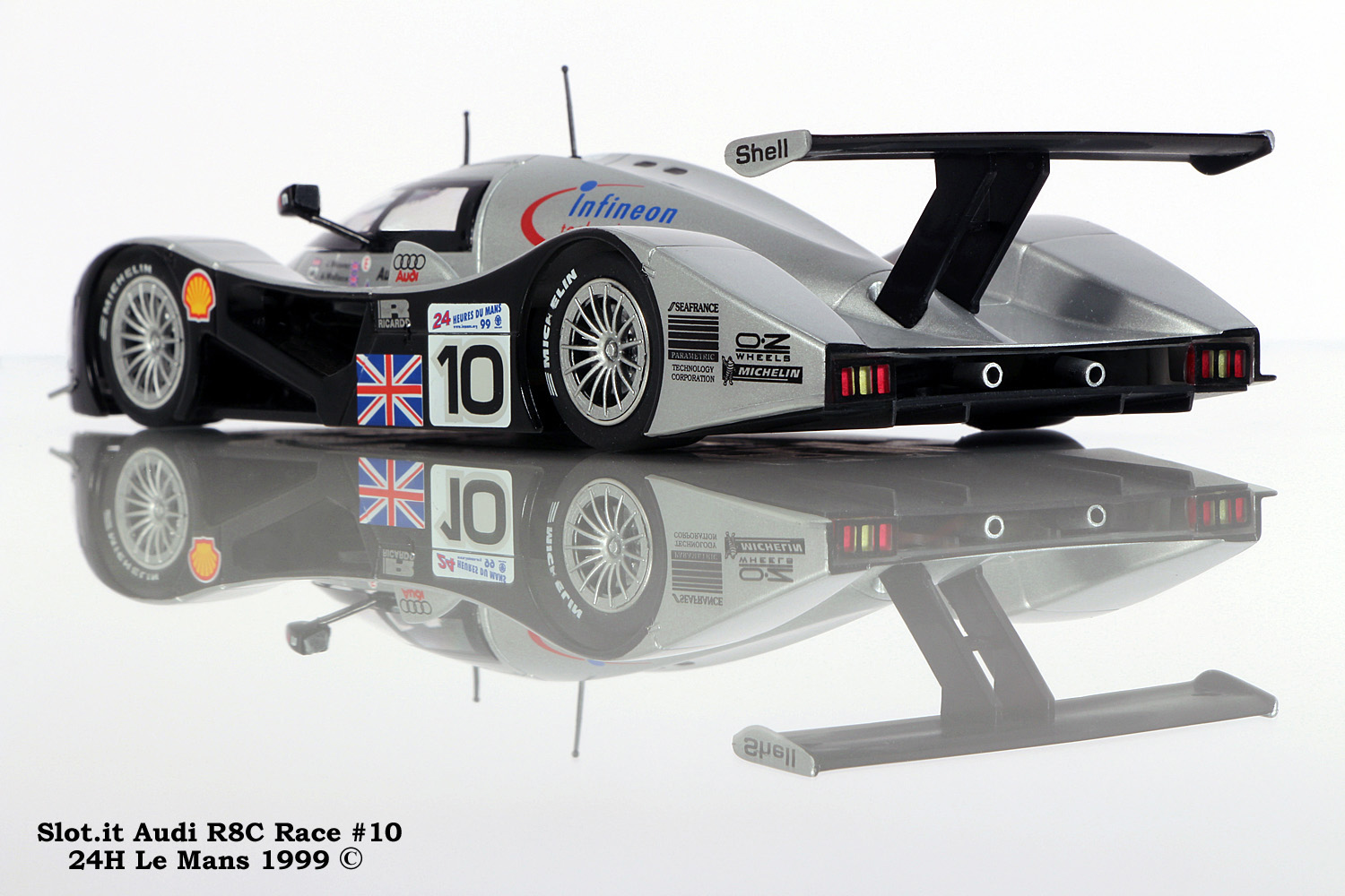#9 1/32 Slot Car *Rare* Slot It SICA01E Audi R8C Le Mans Race 1999 